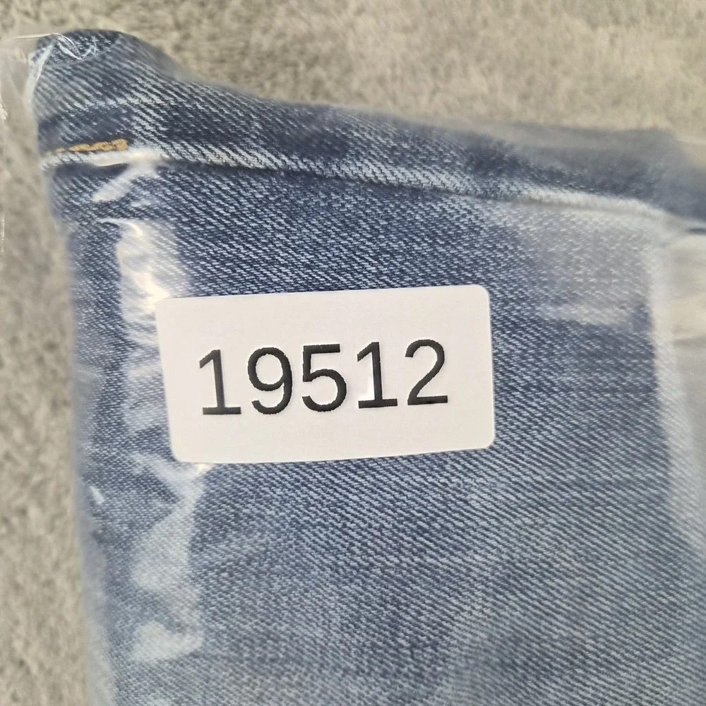 Levis 511 Jeans Mens 34x29 Blue Denim Slim Fit Medium Wash Stretch Whiskered